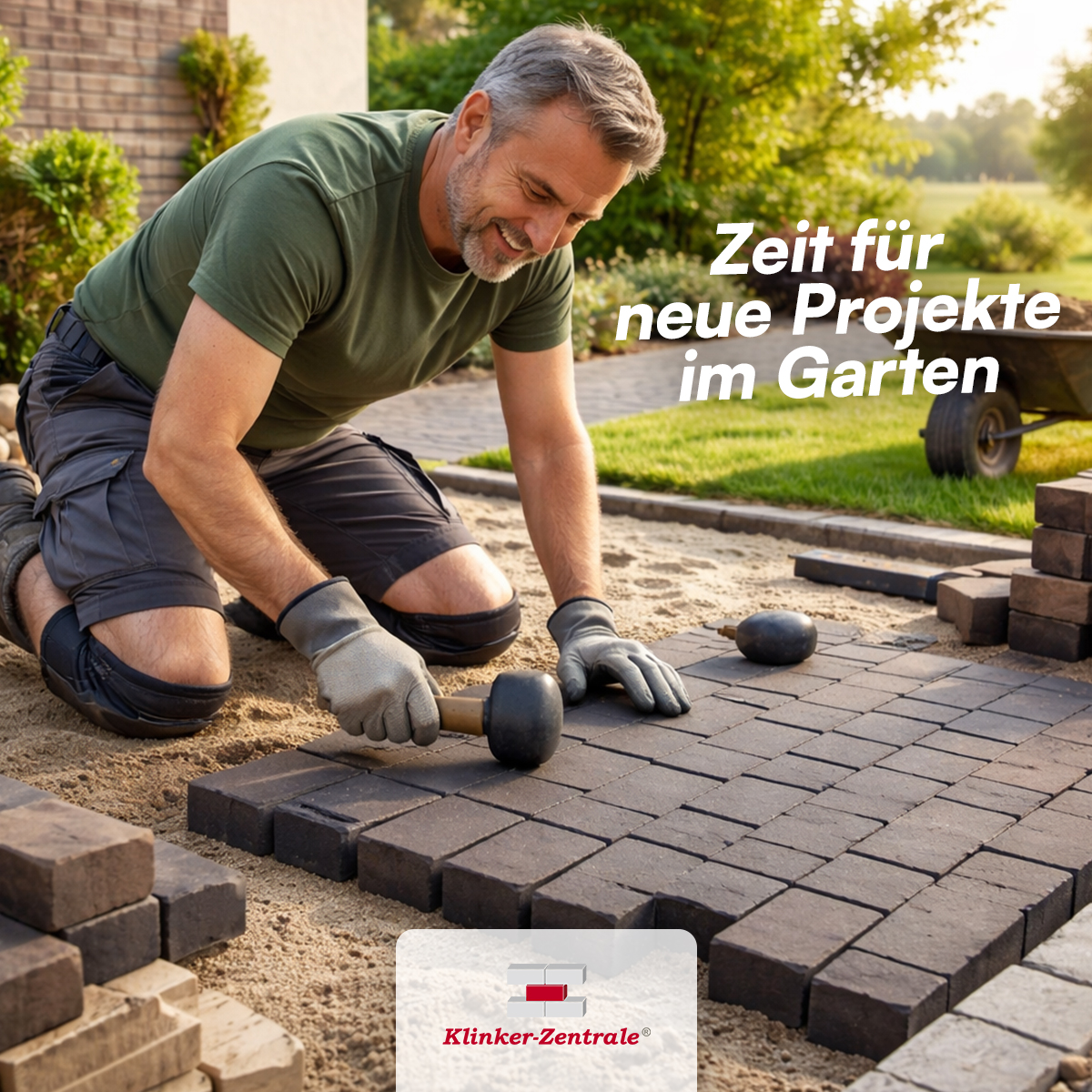 Bild zum Blogpost Gartenwege selber anlegen – mit Pflasterklinker stilvoll und langlebig in den Frühling starten